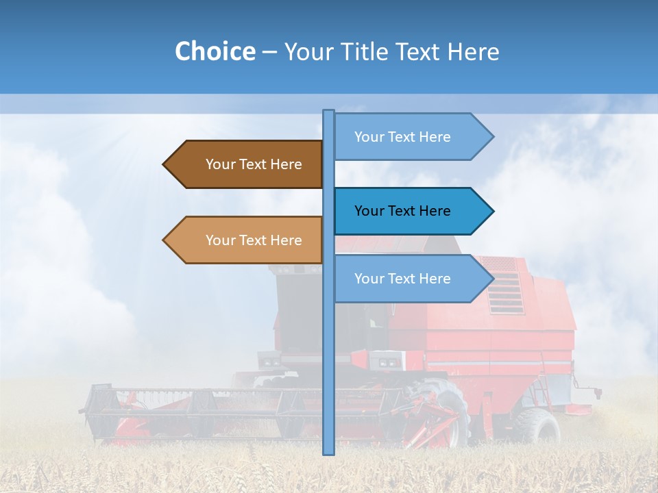 Produce Growing Harvest PowerPoint Template