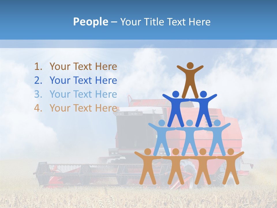 Produce Growing Harvest PowerPoint Template