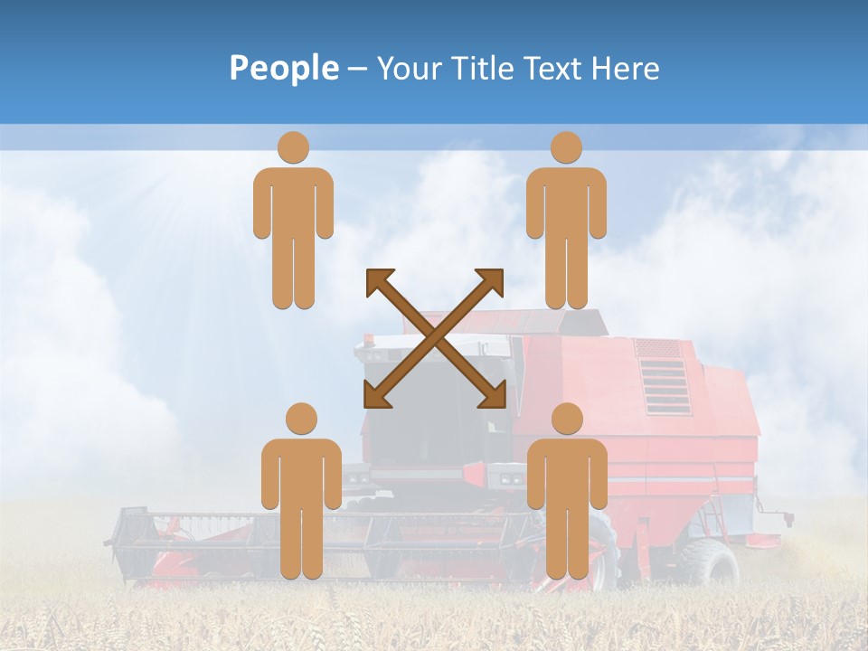 Produce Growing Harvest PowerPoint Template