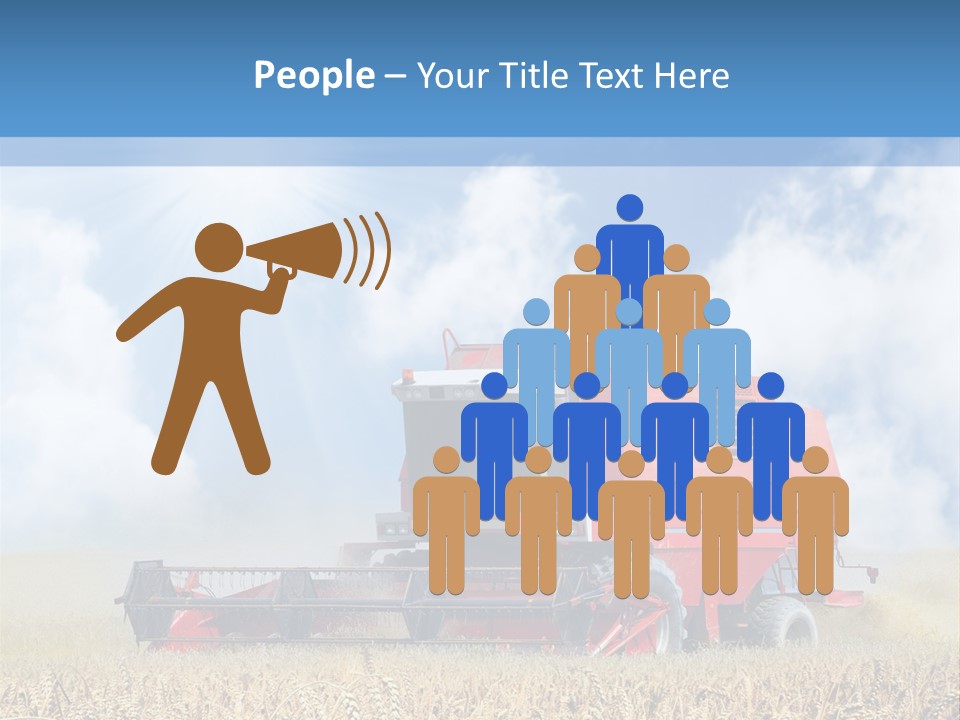 Produce Growing Harvest PowerPoint Template