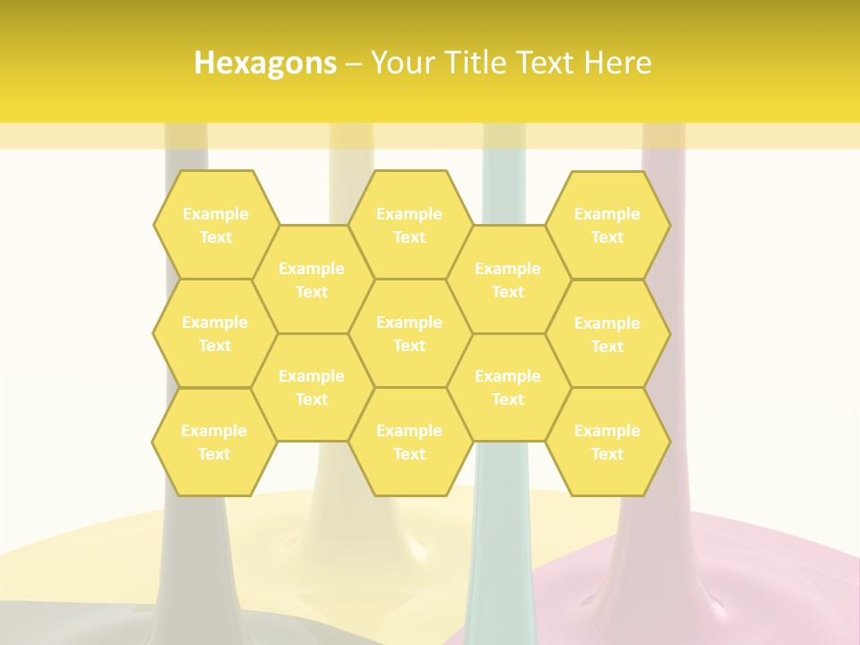 Image Threedimensional Splatter PowerPoint Template