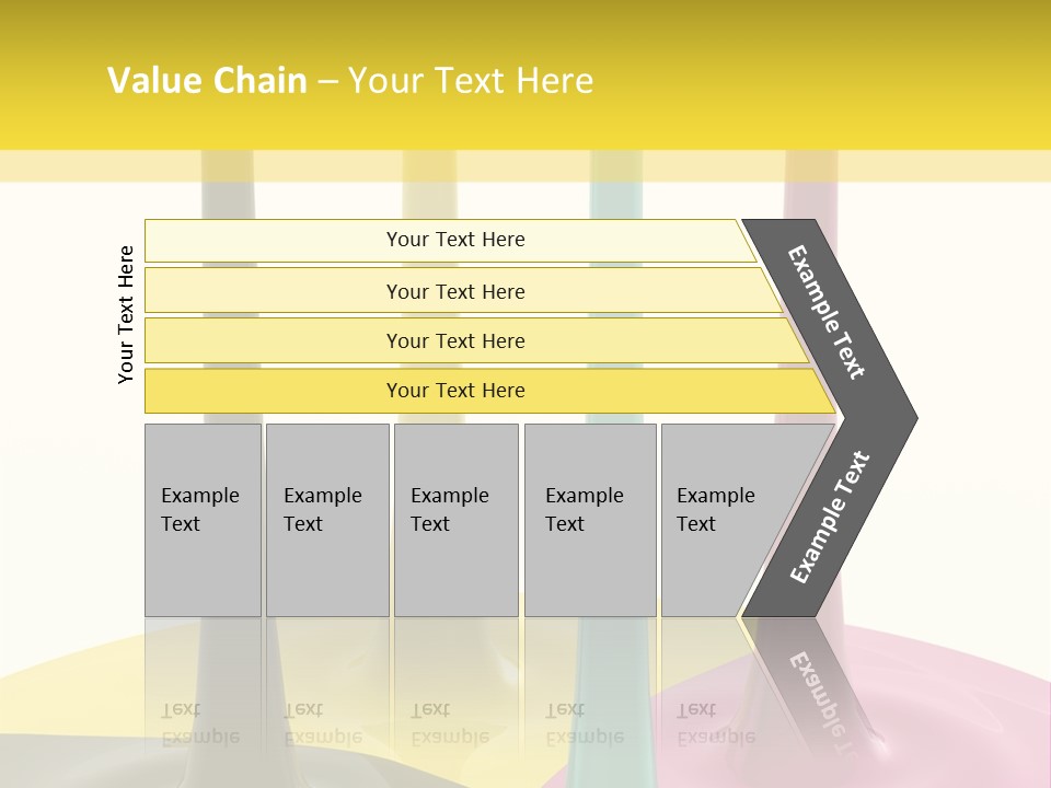 Image Threedimensional Splatter PowerPoint Template