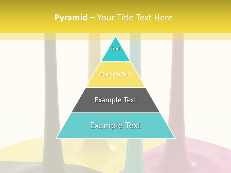 Image Threedimensional Splatter PowerPoint Template