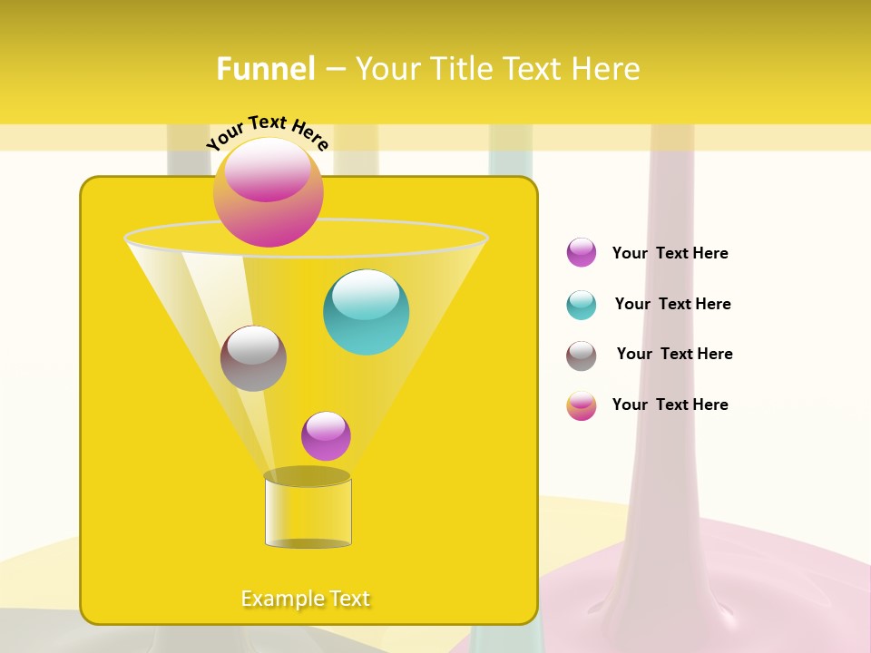 Image Threedimensional Splatter PowerPoint Template