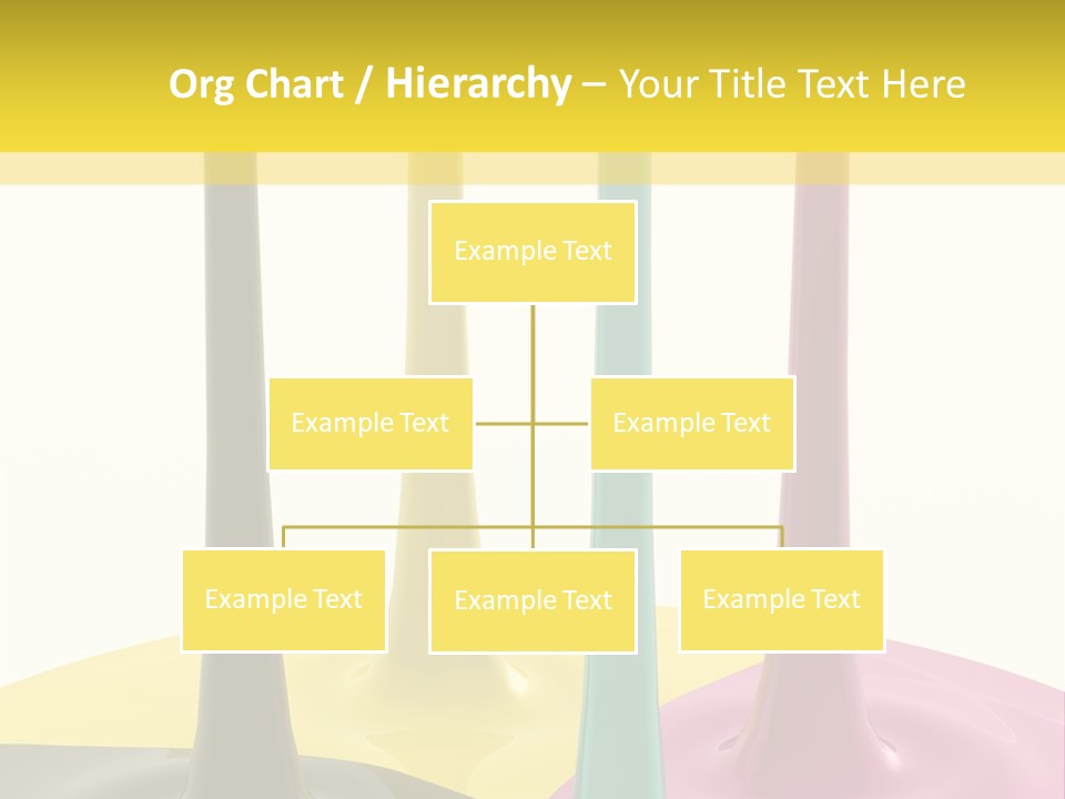 Image Threedimensional Splatter PowerPoint Template