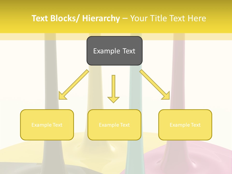 Image Threedimensional Splatter PowerPoint Template