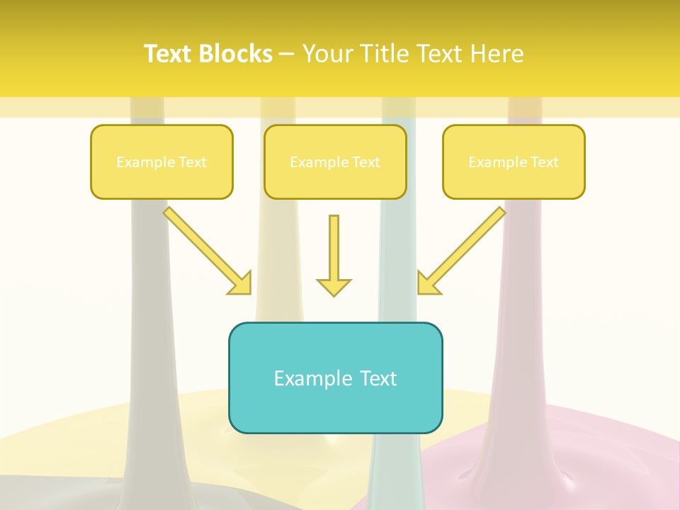 Image Threedimensional Splatter PowerPoint Template