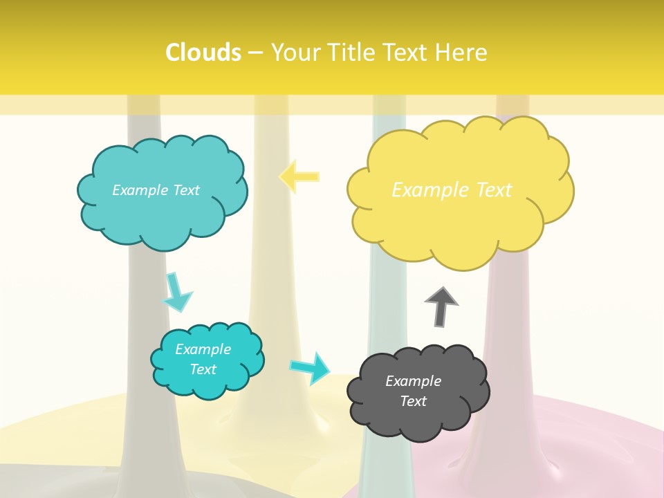 Image Threedimensional Splatter PowerPoint Template