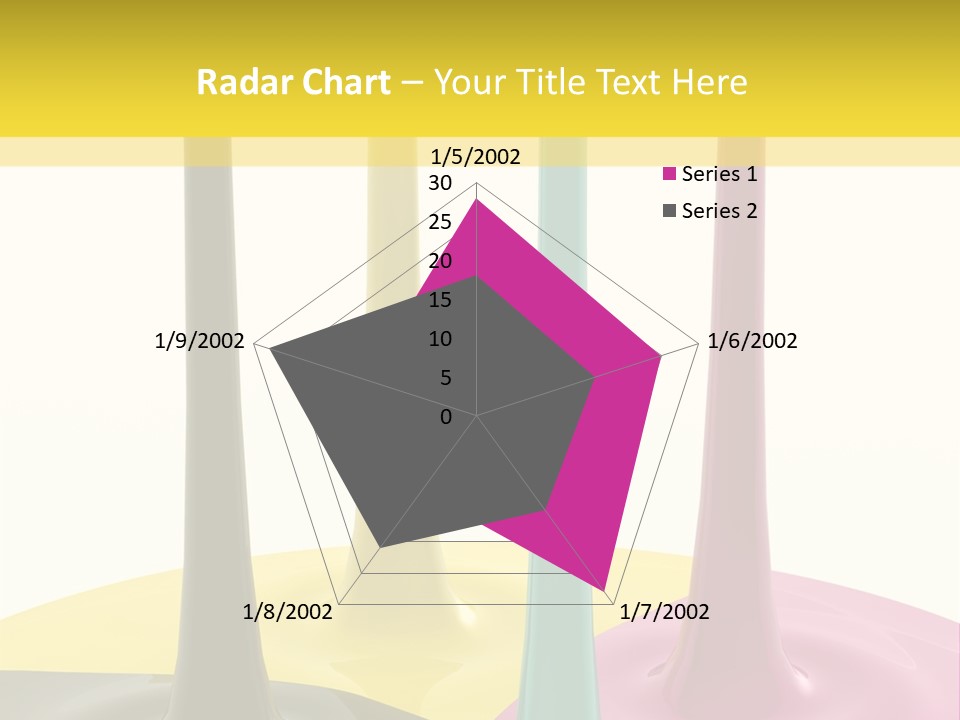 Image Threedimensional Splatter PowerPoint Template