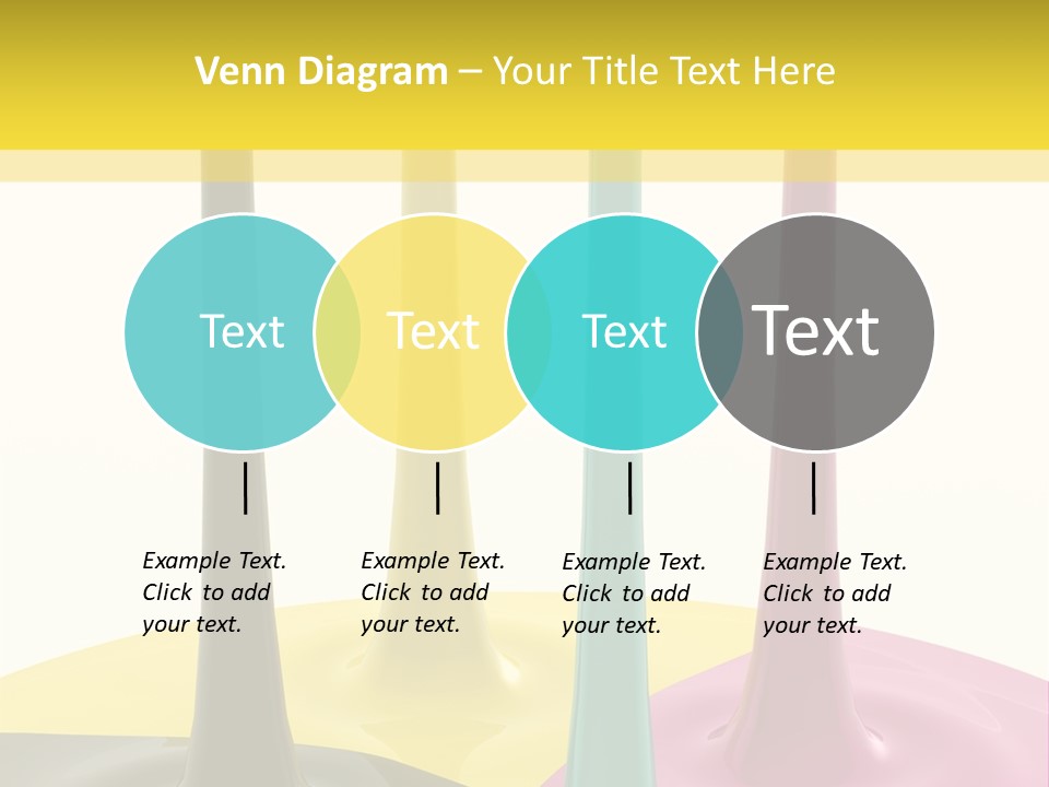 Image Threedimensional Splatter PowerPoint Template