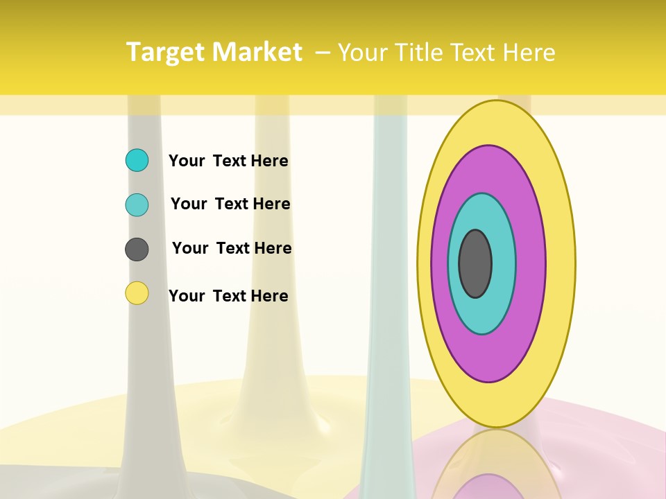 Image Threedimensional Splatter PowerPoint Template