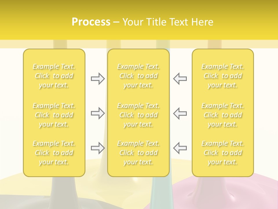 Image Threedimensional Splatter PowerPoint Template