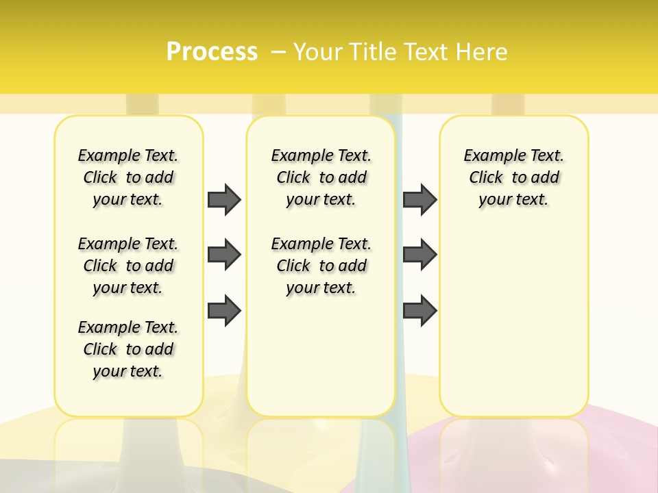 Image Threedimensional Splatter PowerPoint Template