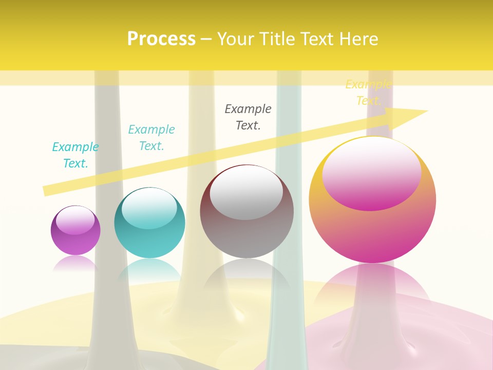 Image Threedimensional Splatter PowerPoint Template