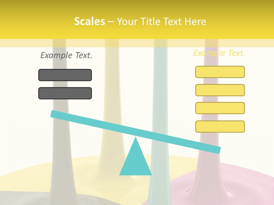 Image Threedimensional Splatter PowerPoint Template