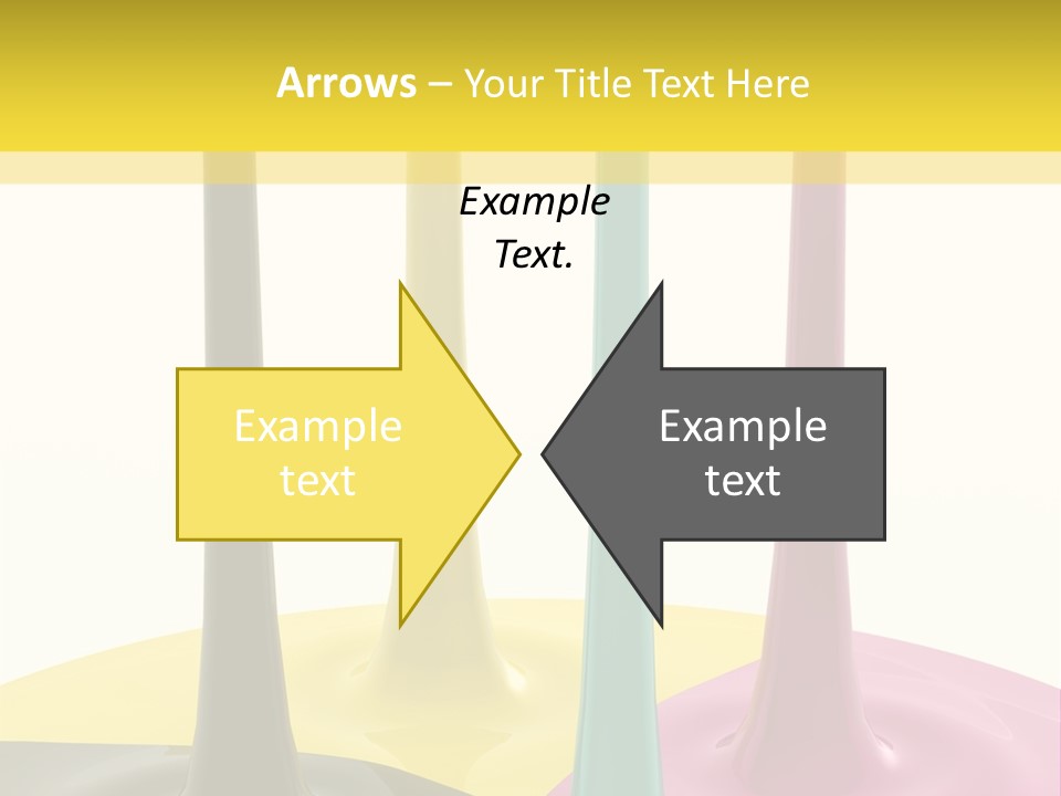 Image Threedimensional Splatter PowerPoint Template