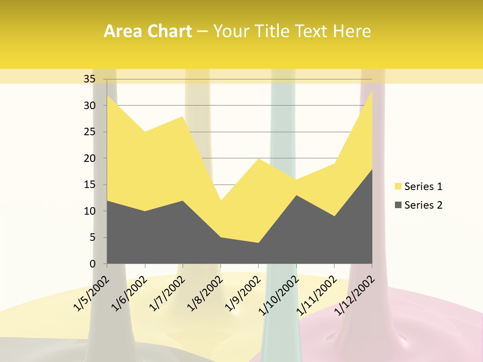 Image Threedimensional Splatter PowerPoint Template