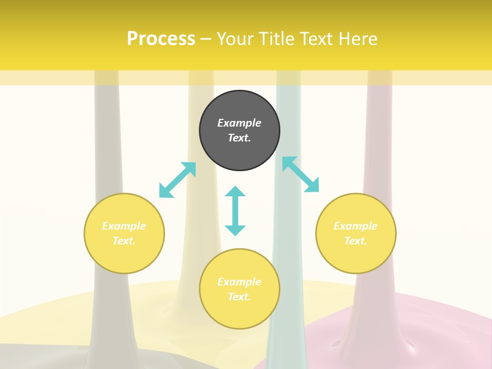 Image Threedimensional Splatter PowerPoint Template