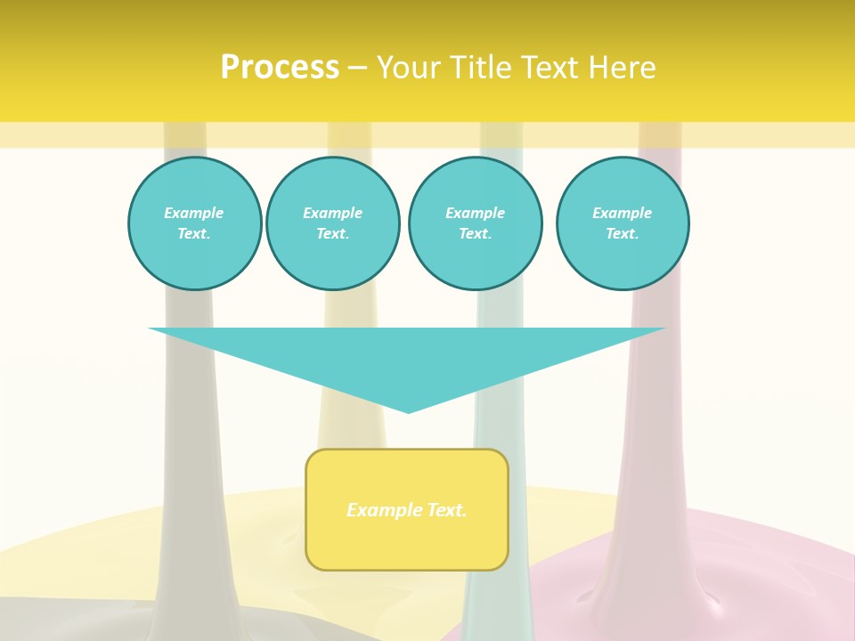 Image Threedimensional Splatter PowerPoint Template