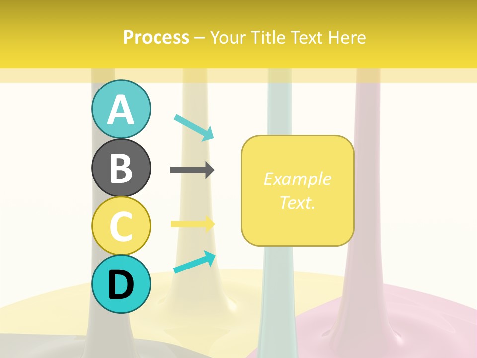 Image Threedimensional Splatter PowerPoint Template