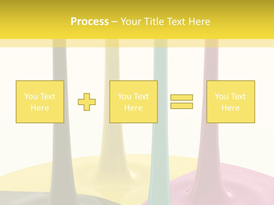 Image Threedimensional Splatter PowerPoint Template
