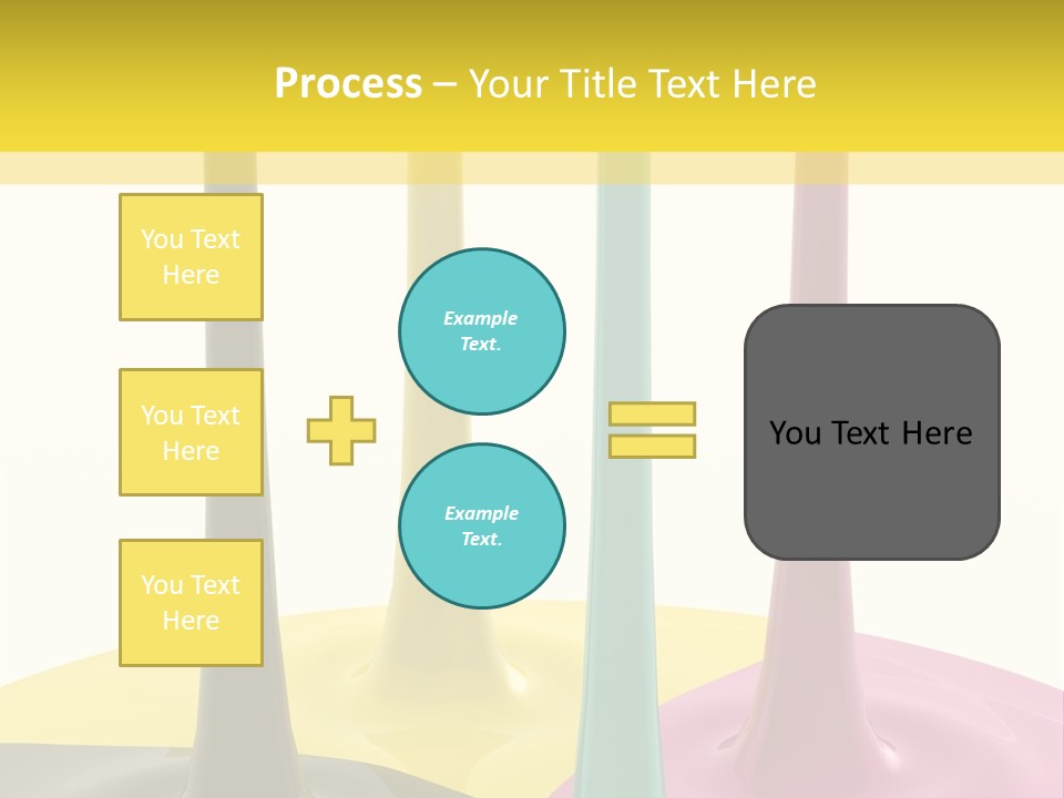 Image Threedimensional Splatter PowerPoint Template