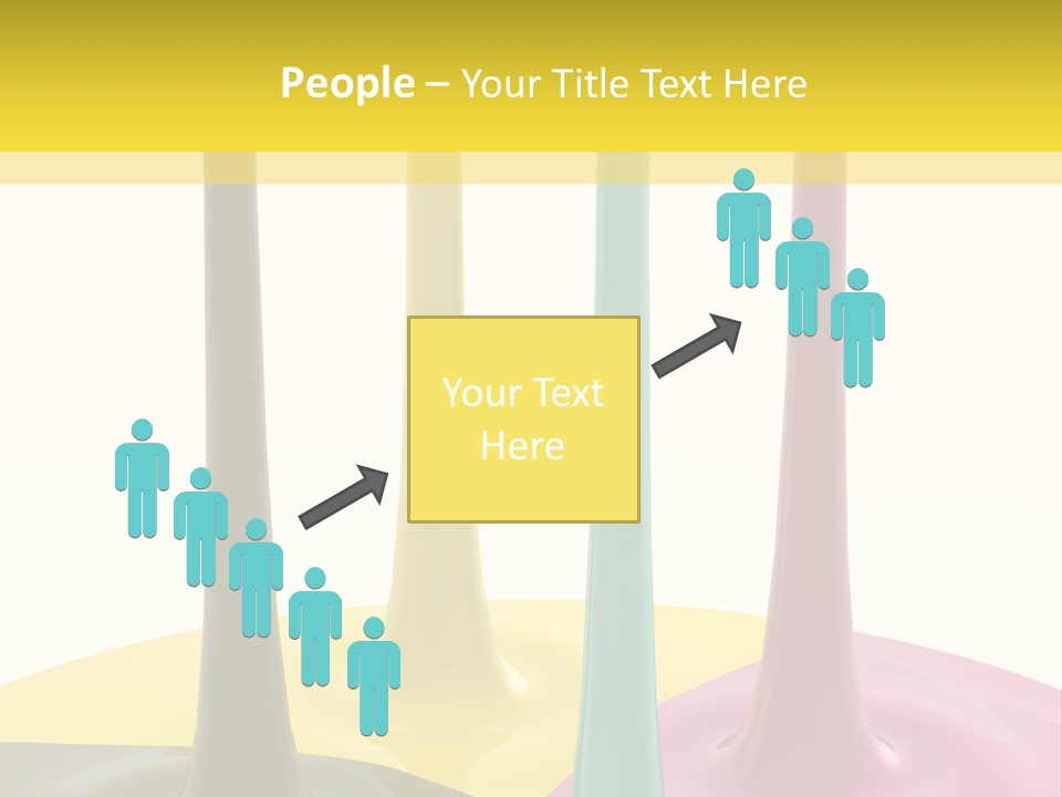 Image Threedimensional Splatter PowerPoint Template