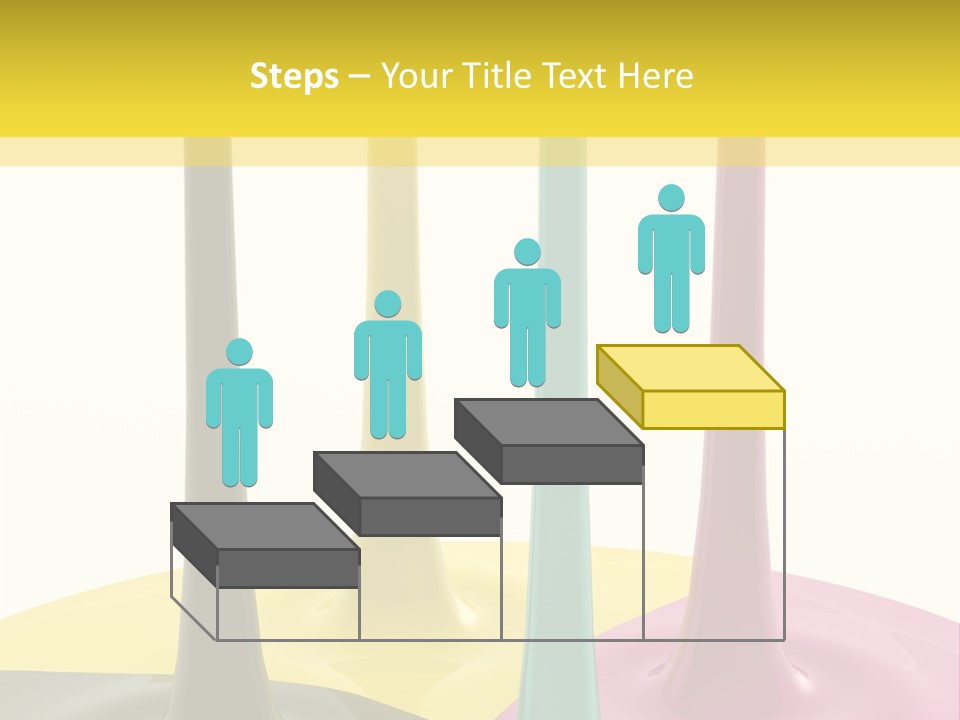 Image Threedimensional Splatter PowerPoint Template