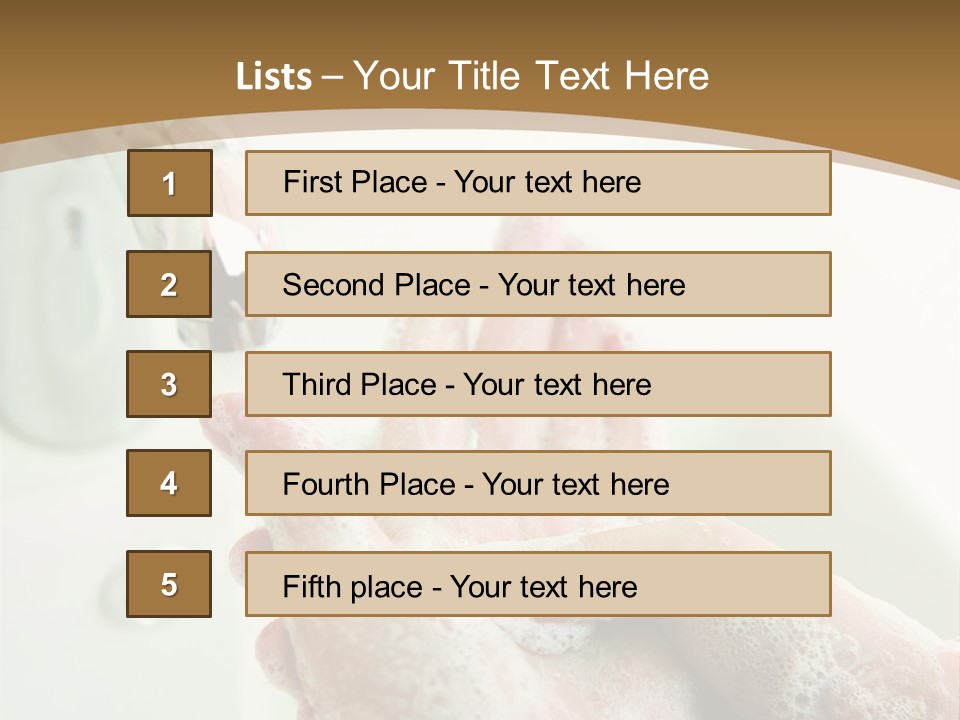 Foamy Cleanse Hygienic PowerPoint Template