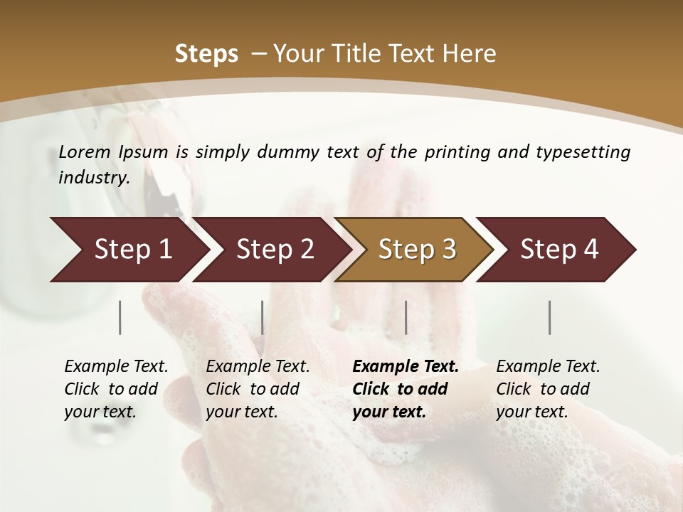 Foamy Cleanse Hygienic PowerPoint Template