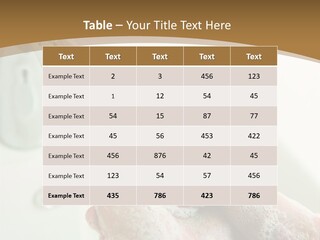 Foamy Cleanse Hygienic PowerPoint Template