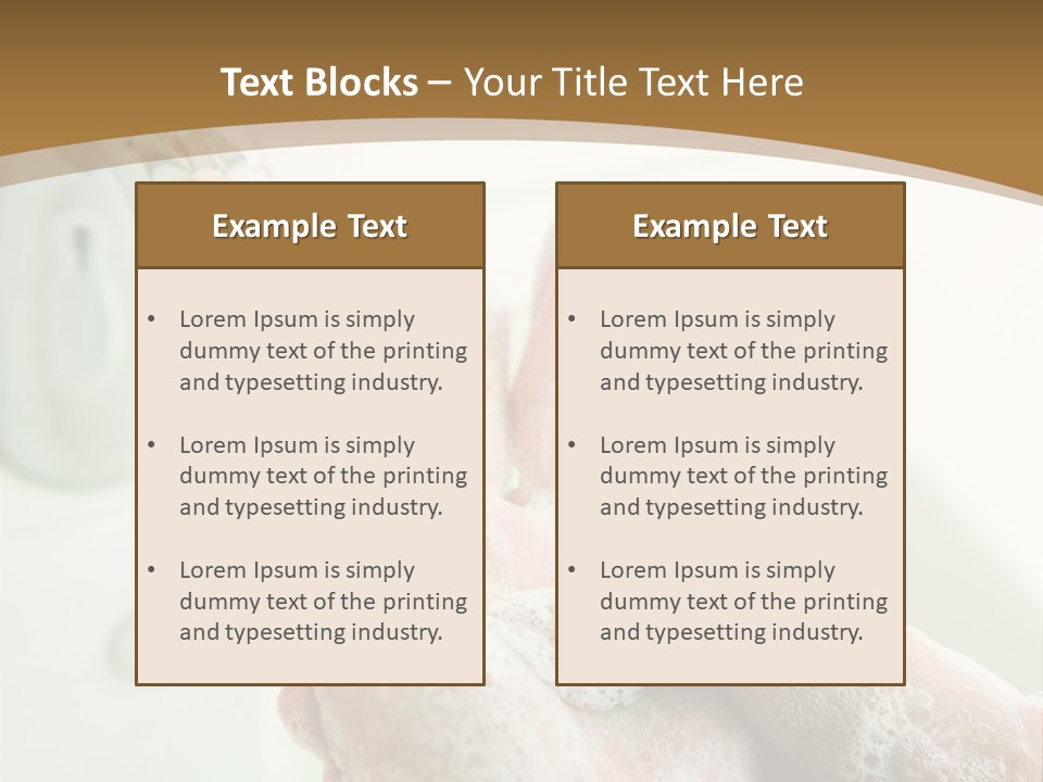 Foamy Cleanse Hygienic PowerPoint Template