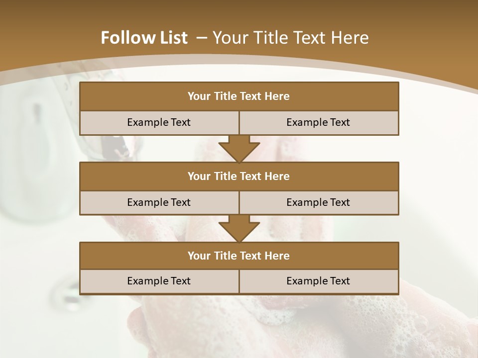 Foamy Cleanse Hygienic PowerPoint Template