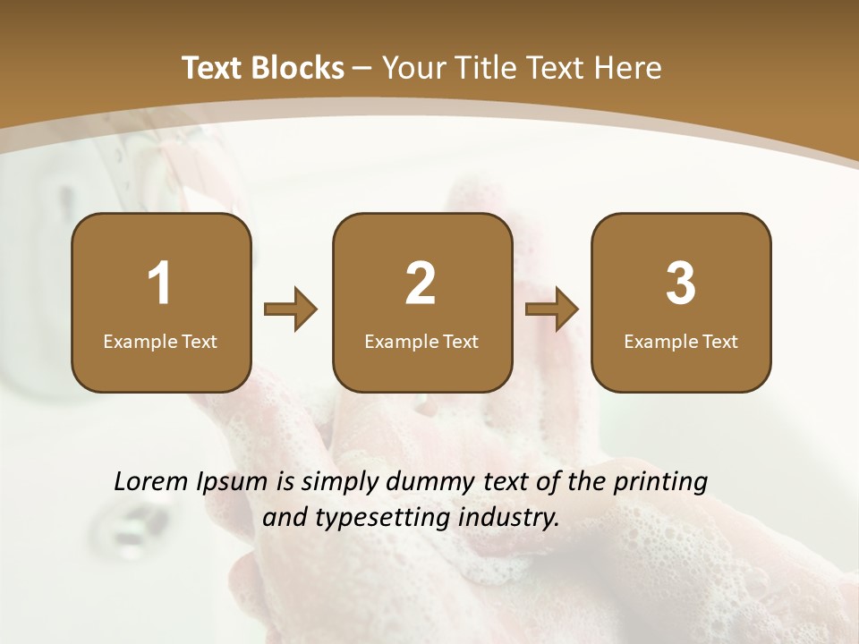 Foamy Cleanse Hygienic PowerPoint Template
