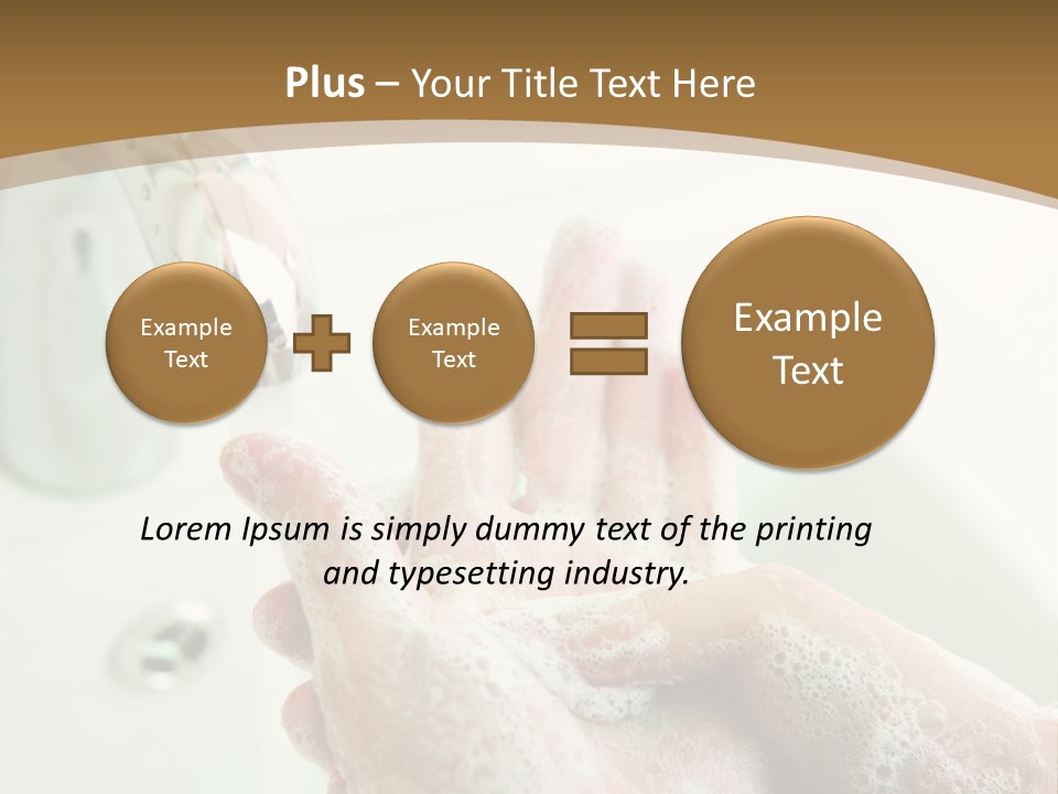 Foamy Cleanse Hygienic PowerPoint Template