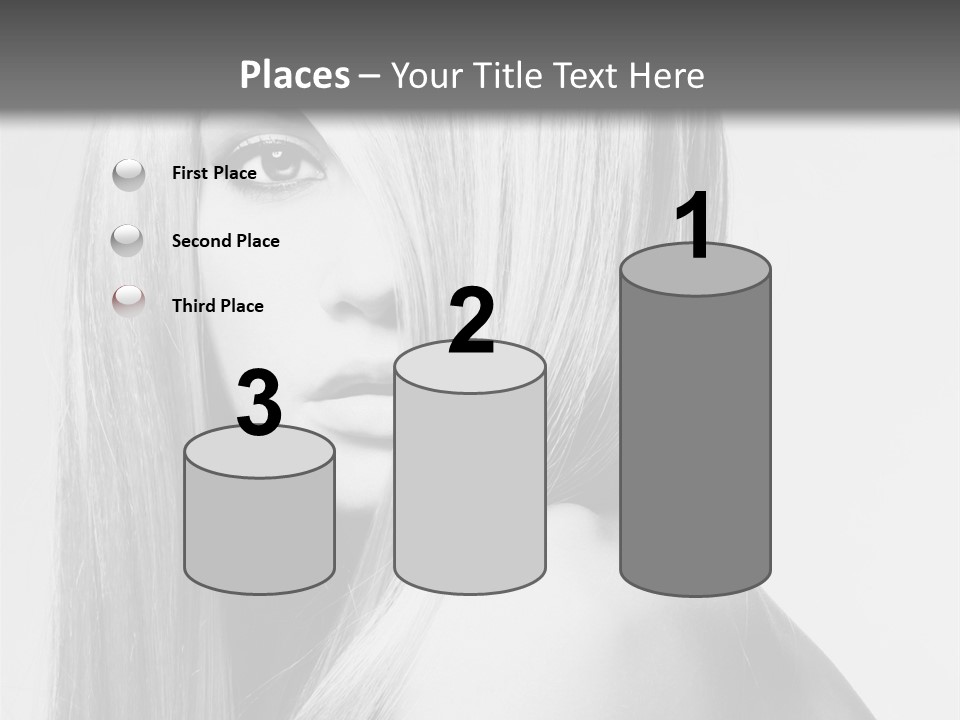 Caucasian Cute Fashion PowerPoint Template