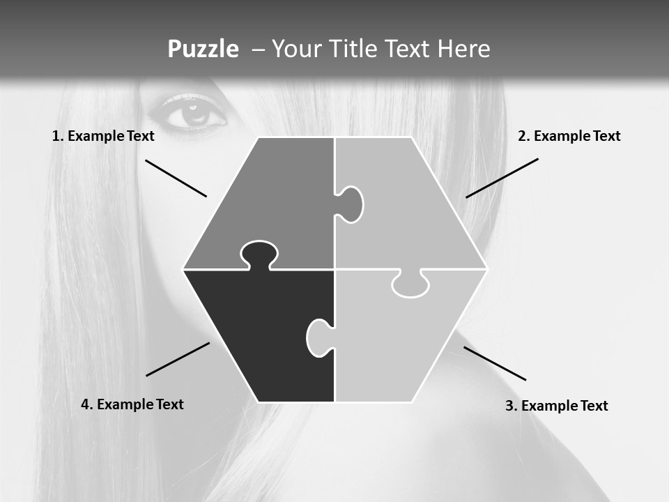 Caucasian Cute Fashion PowerPoint Template