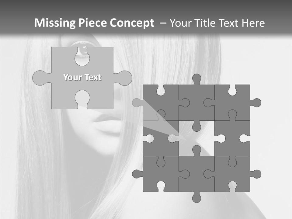 Caucasian Cute Fashion PowerPoint Template