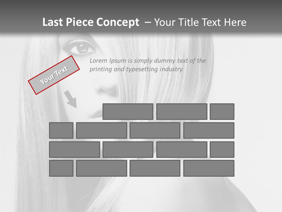 Caucasian Cute Fashion PowerPoint Template