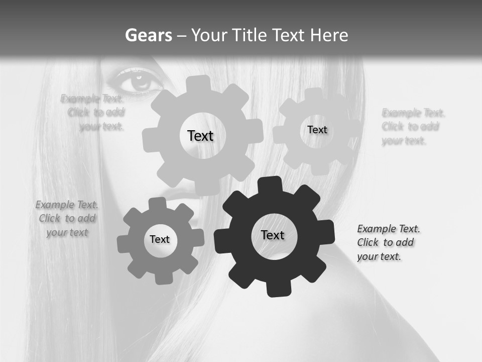 Caucasian Cute Fashion PowerPoint Template