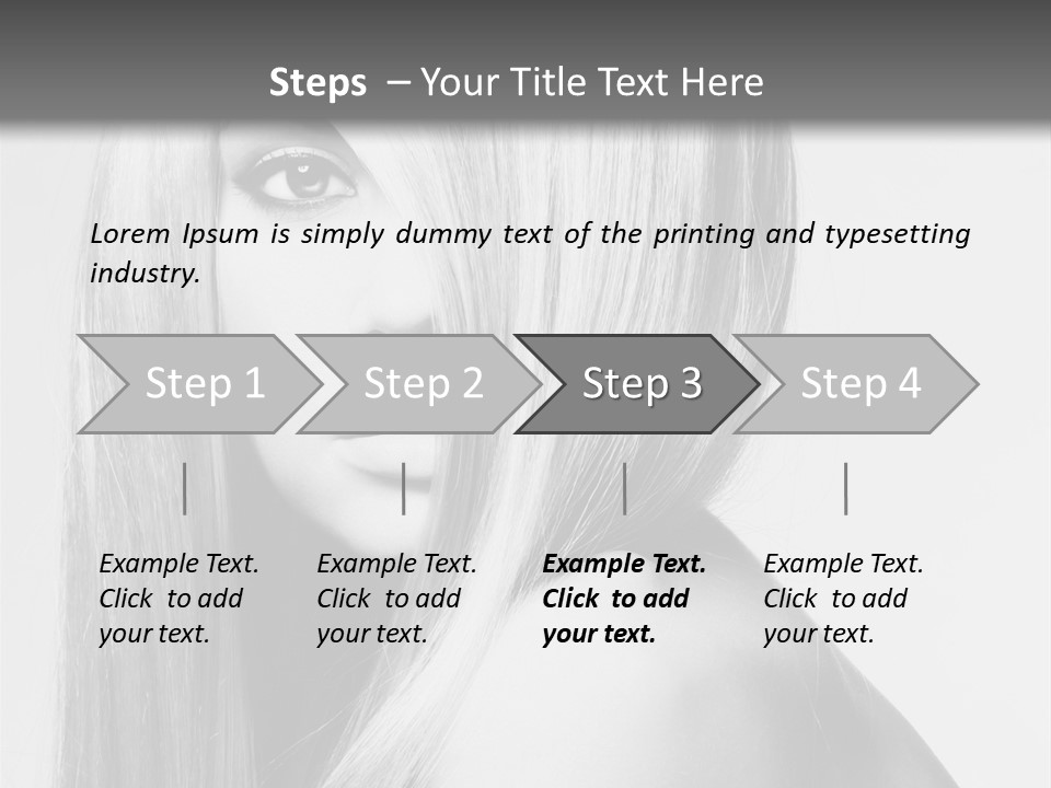 Caucasian Cute Fashion PowerPoint Template