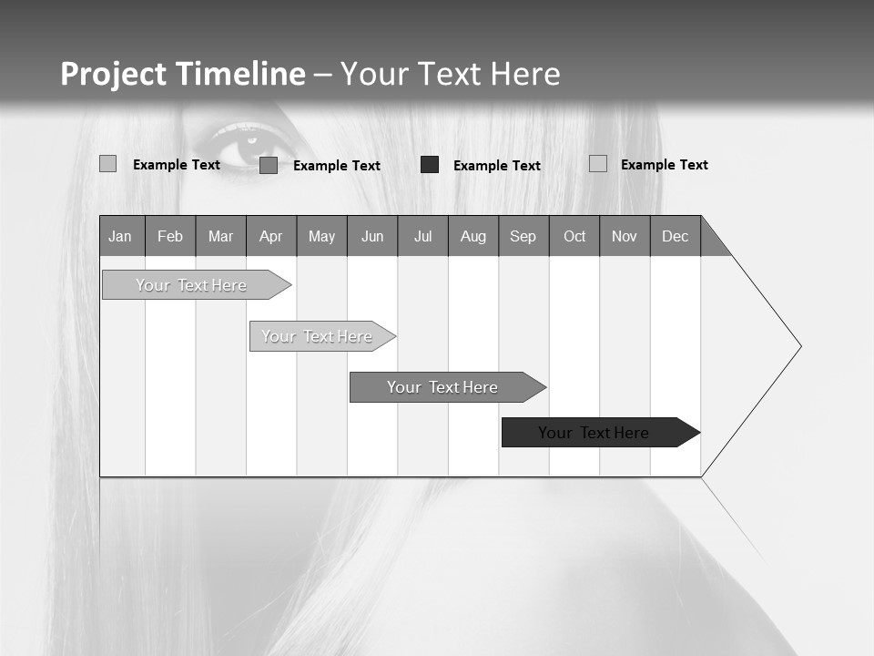 Caucasian Cute Fashion PowerPoint Template