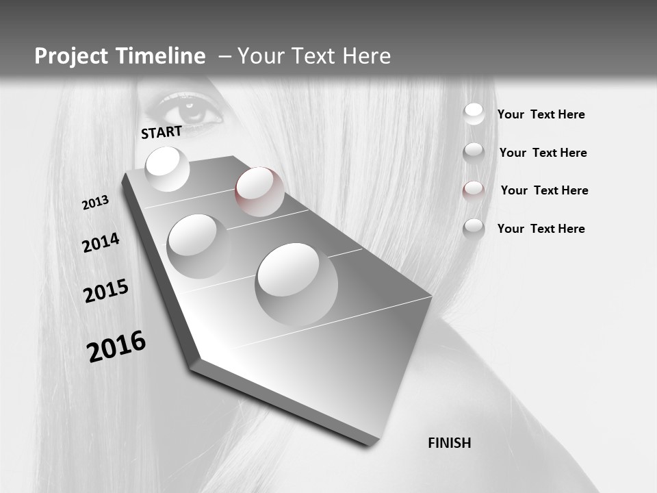 Caucasian Cute Fashion PowerPoint Template