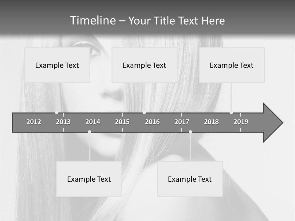 Caucasian Cute Fashion PowerPoint Template