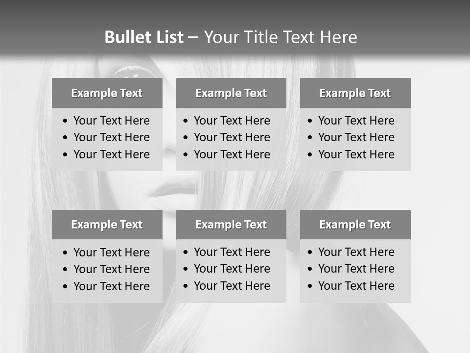 Caucasian Cute Fashion PowerPoint Template