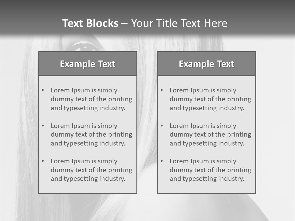 Caucasian Cute Fashion PowerPoint Template