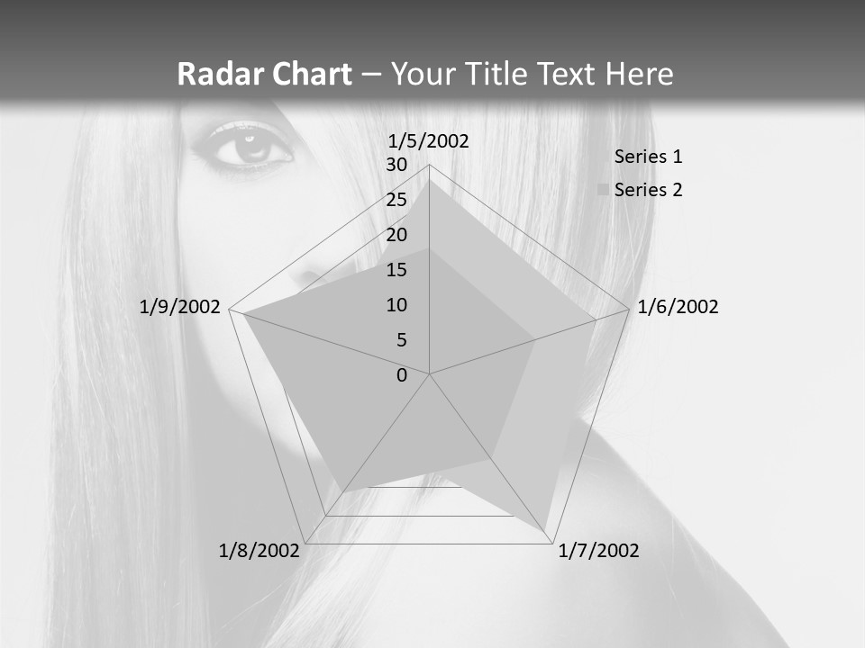 Caucasian Cute Fashion PowerPoint Template