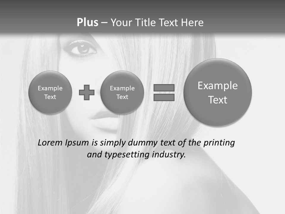 Caucasian Cute Fashion PowerPoint Template