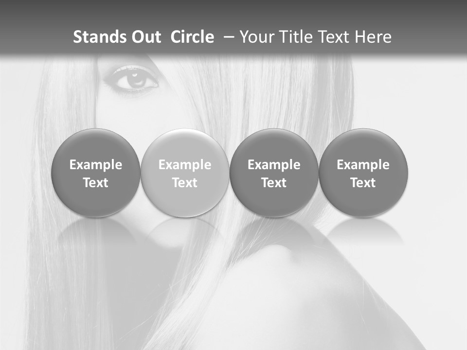 Caucasian Cute Fashion PowerPoint Template