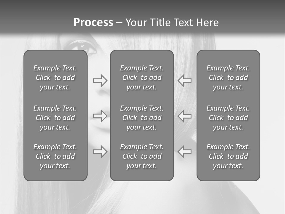 Caucasian Cute Fashion PowerPoint Template